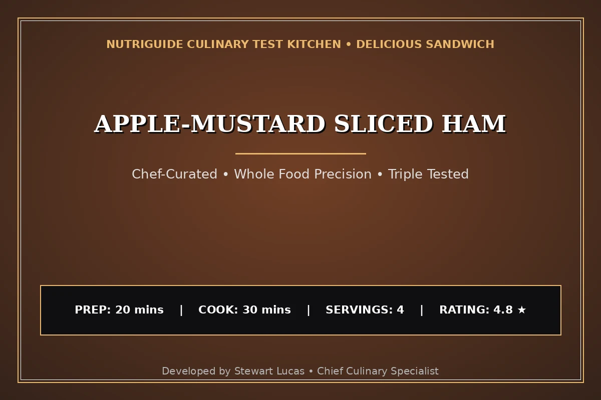 Apple-Mustard Sliced Ham