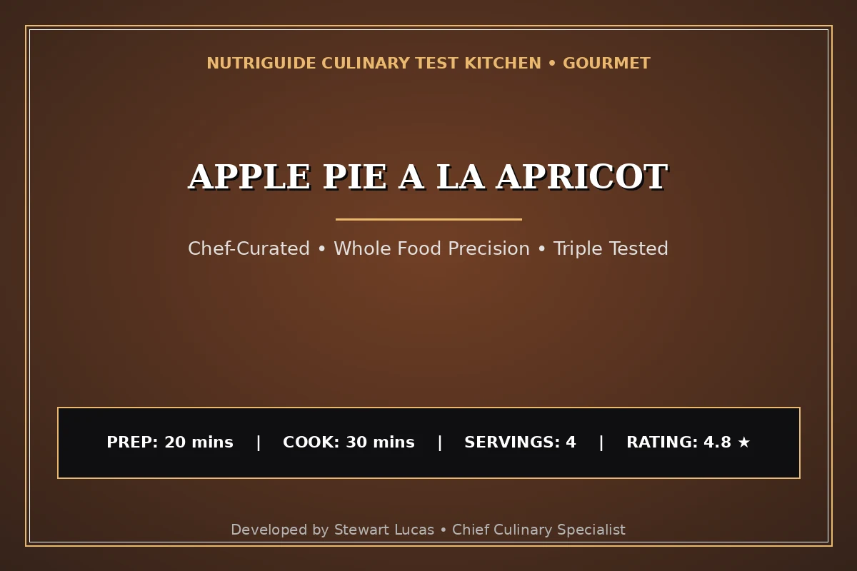 Apple Pie A La Apricot
