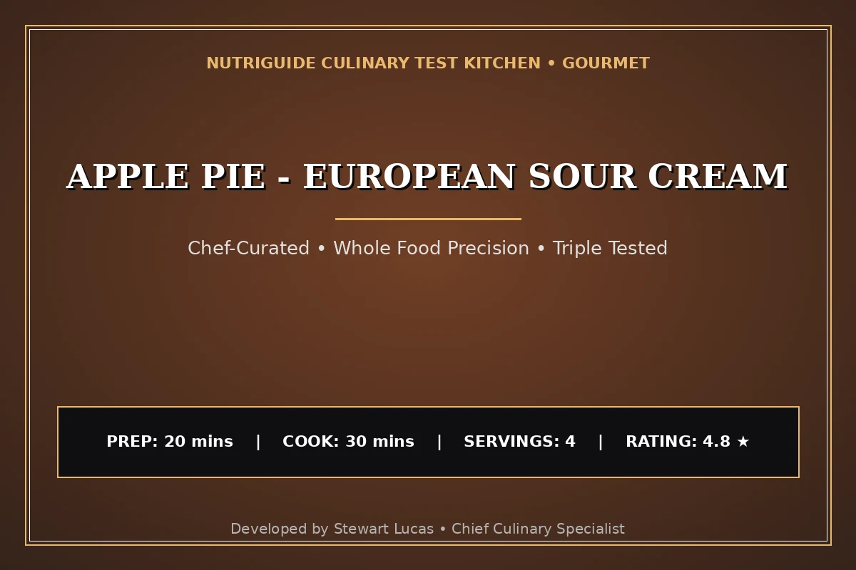 Apple Pie - European Sour Cream