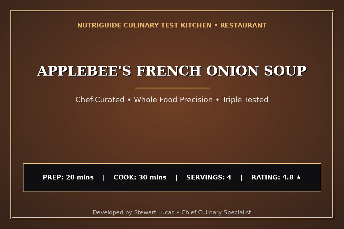 Applebee'S French Onion Soup
