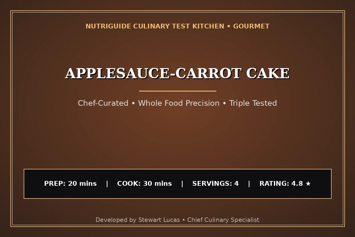 Applesauce-Carrot Cake