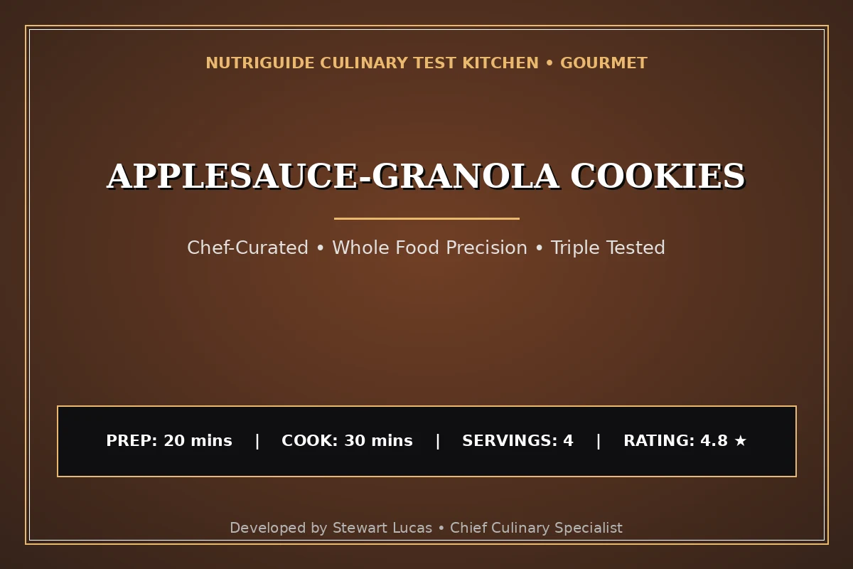 Applesauce-Granola Cookies