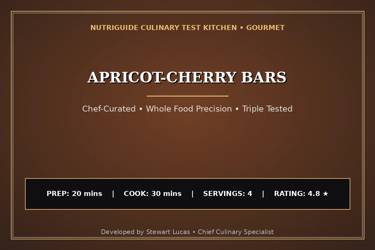 Apricot-Cherry Bars