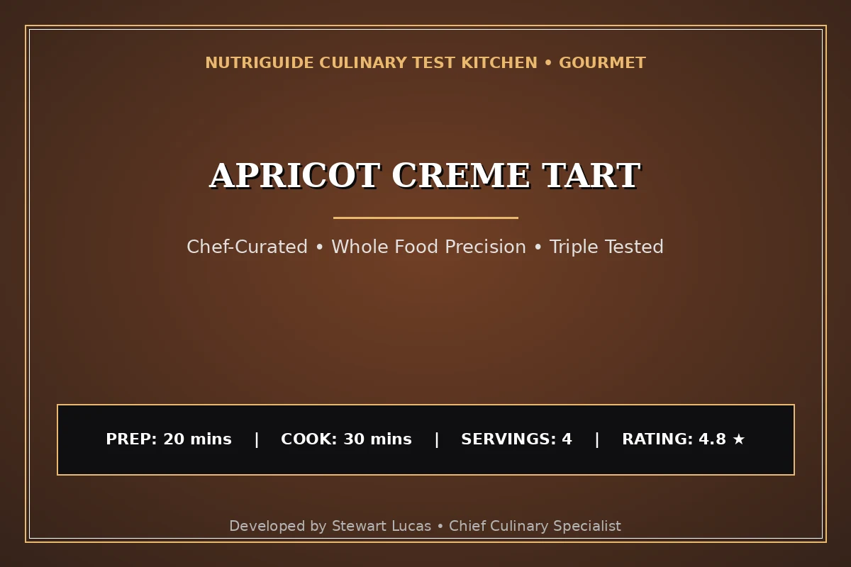 Apricot Creme Tart