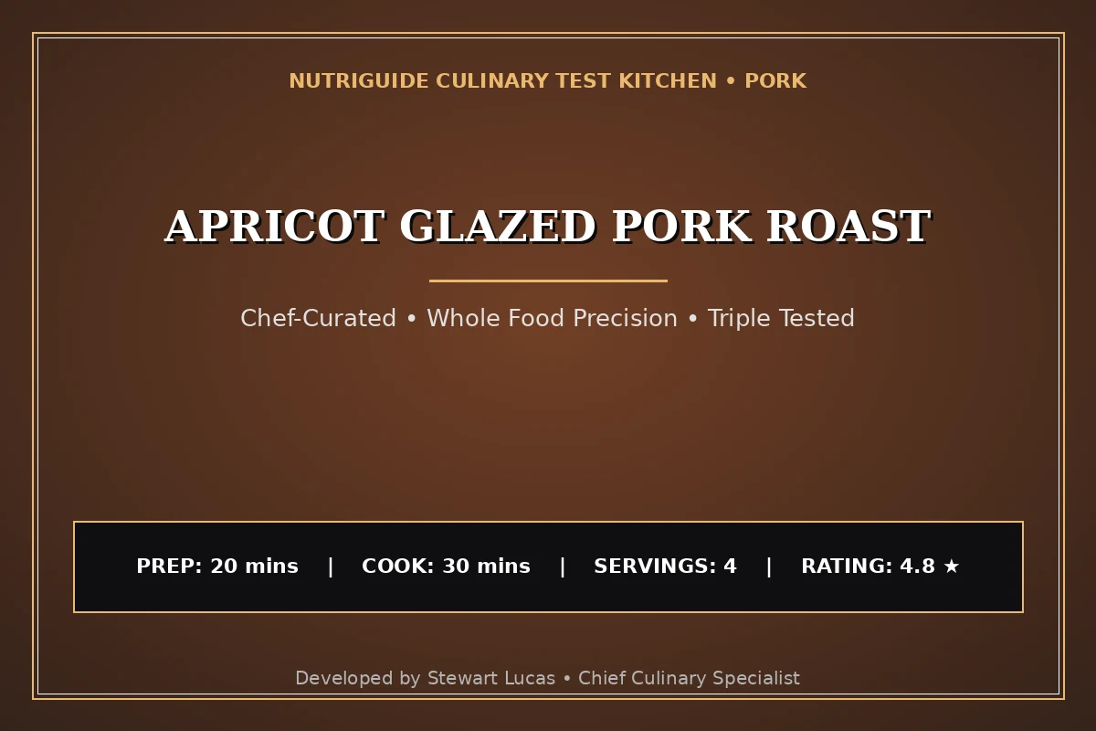 Apricot Glazed Pork Roast