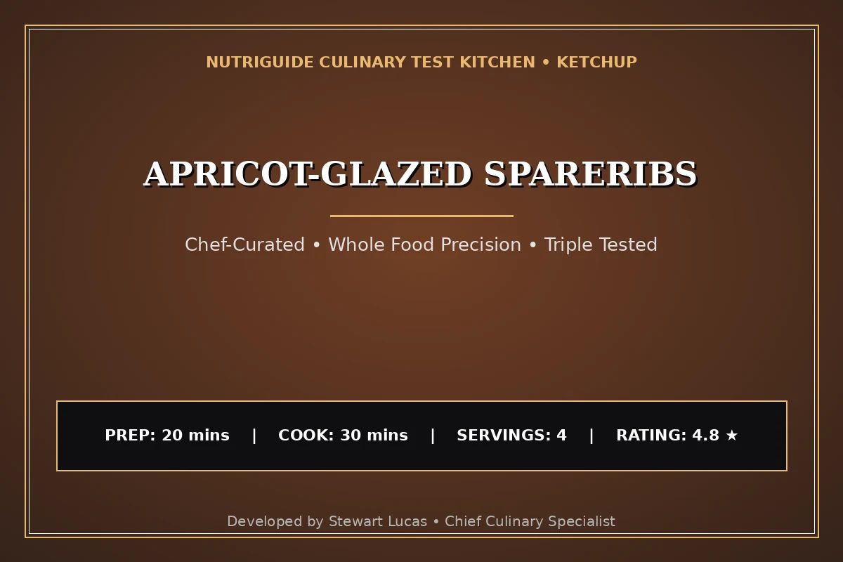 Apricot-Glazed Spareribs