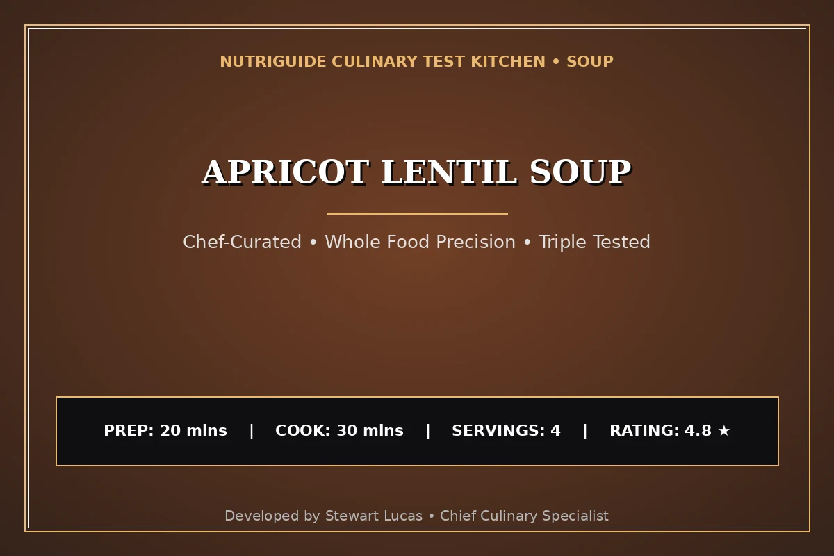 Apricot Lentil Soup