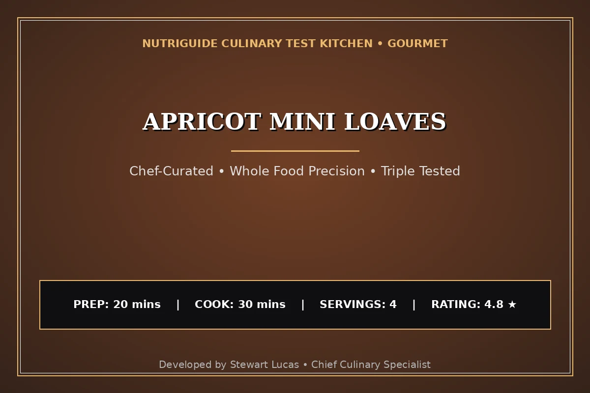 Apricot Mini Loaves