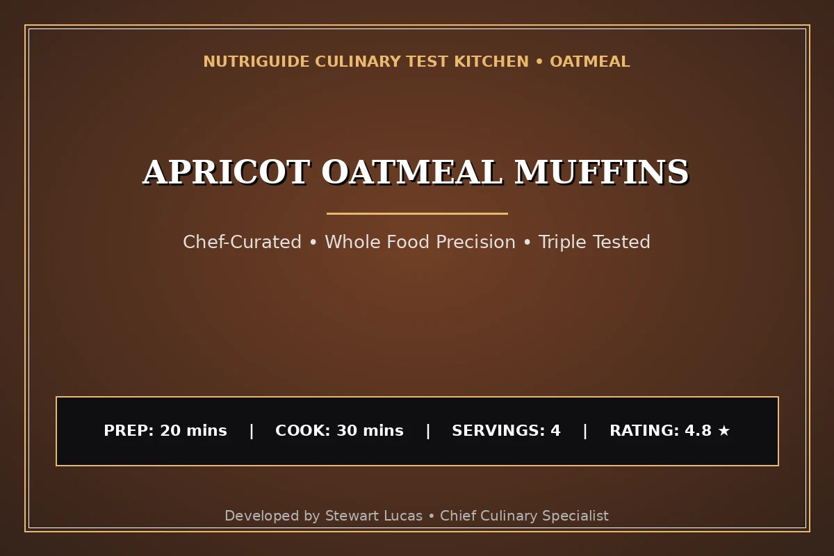 Apricot Oatmeal Muffins