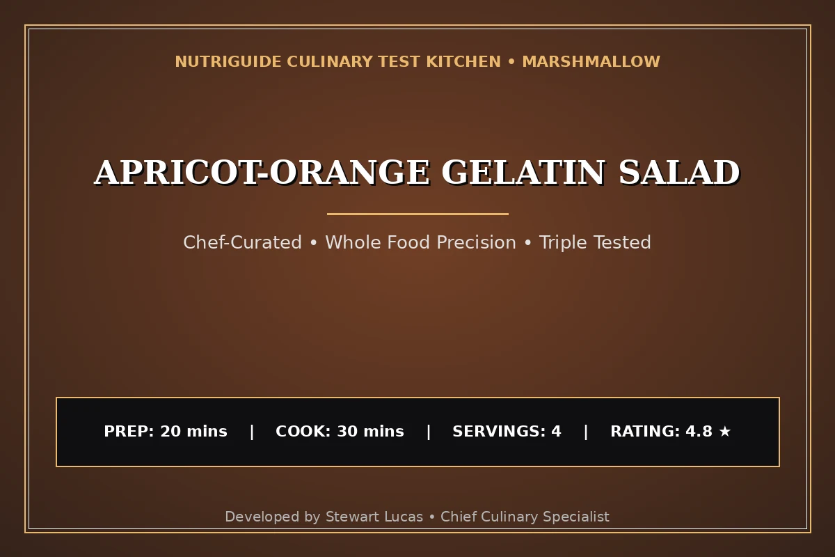 Apricot-Orange Gelatin Salad