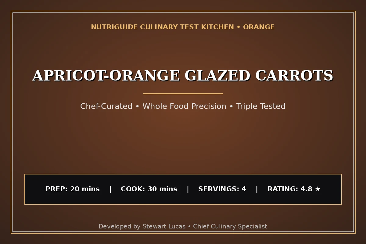 Apricot-Orange Glazed Carrots
