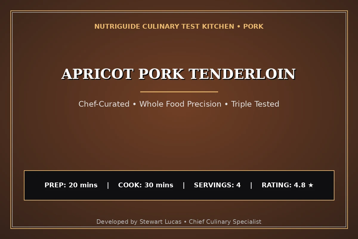 Apricot Pork Tenderloin