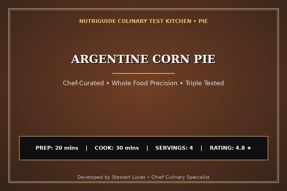 Argentine Corn Pie