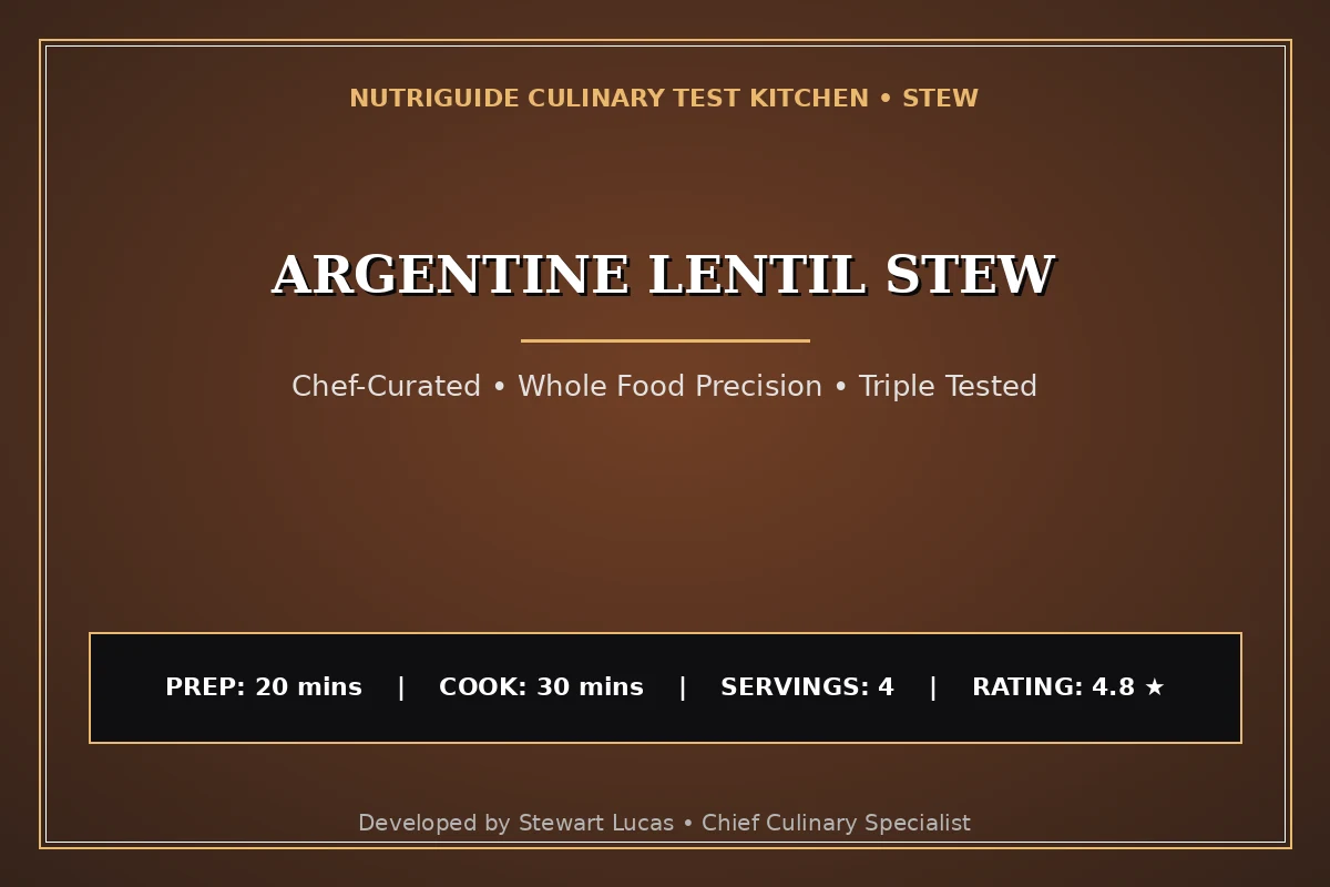 Argentine Lentil Stew