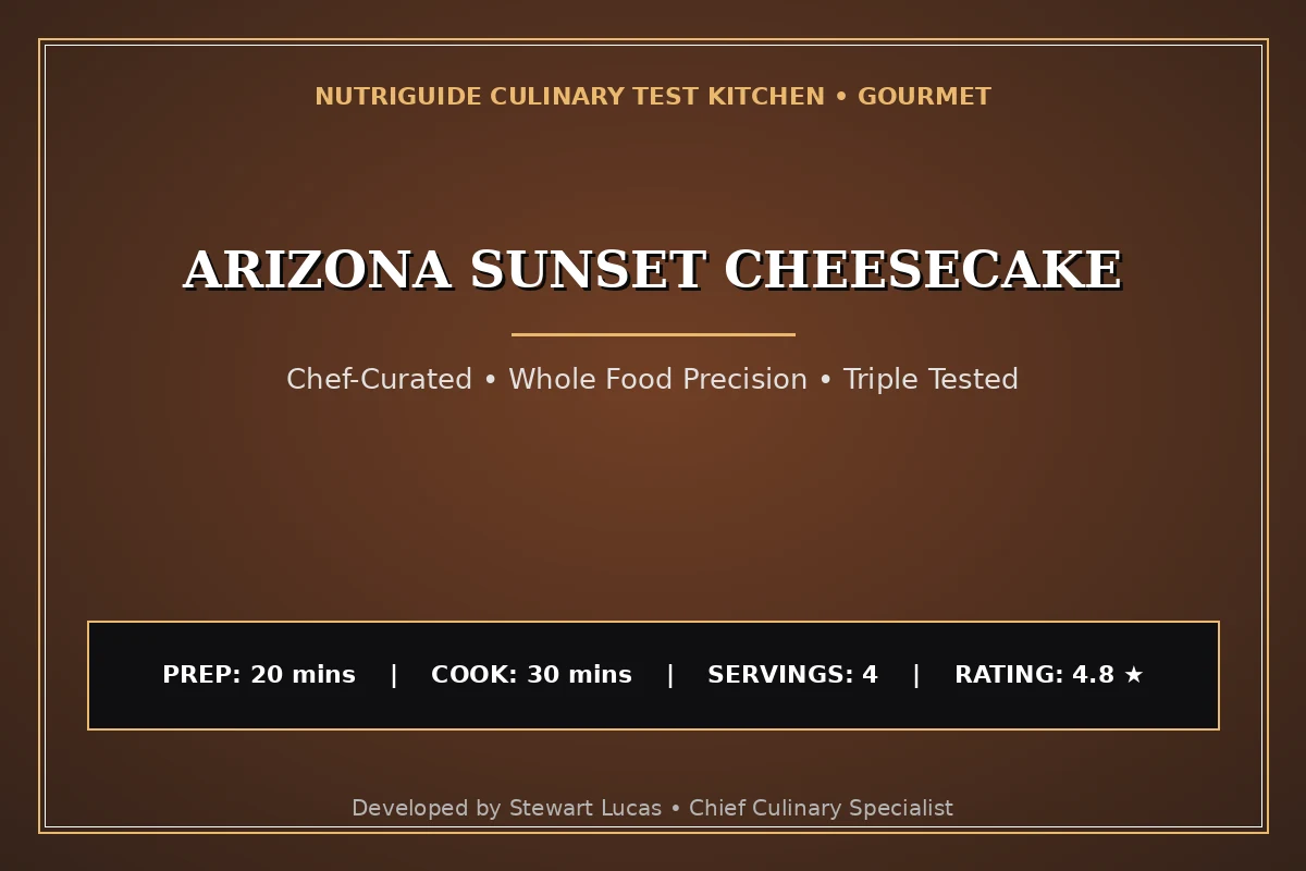 Arizona Sunset Cheesecake
