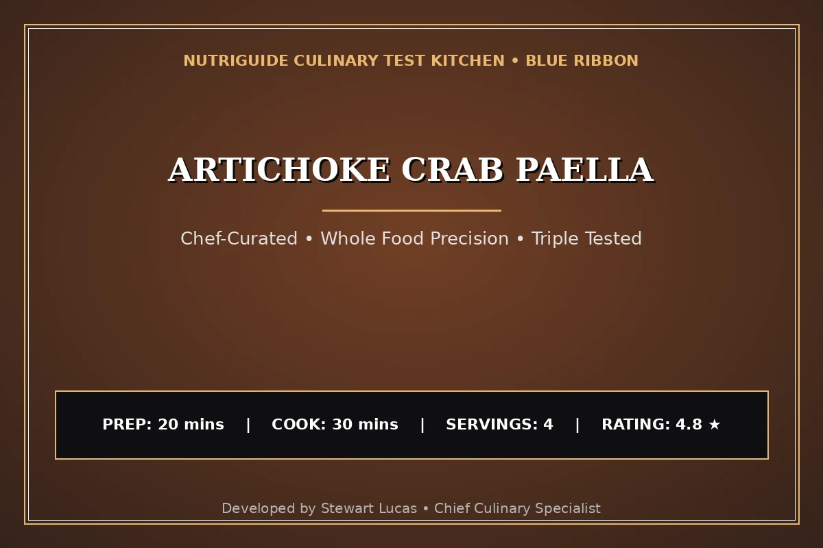 Artichoke Crab Paella