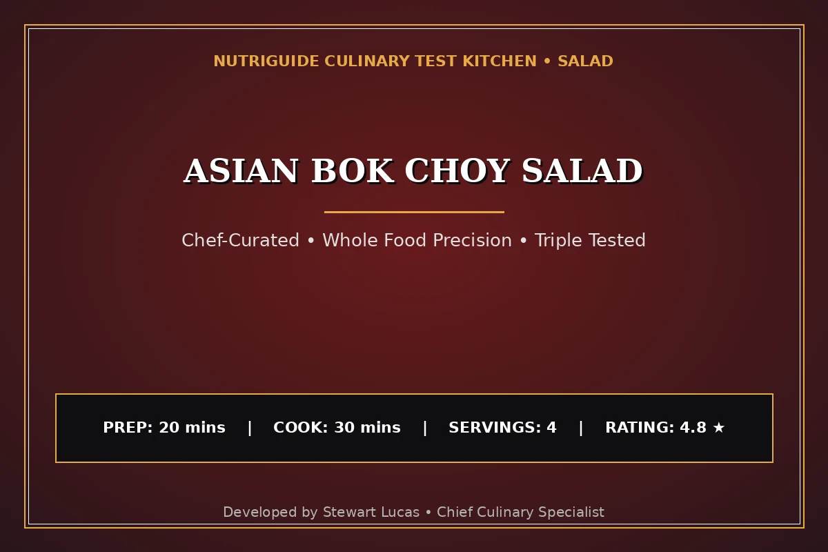 Asian Bok Choy Salad