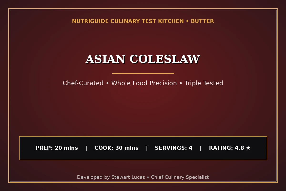Asian Coleslaw