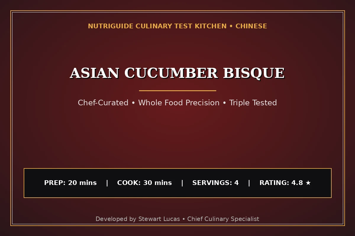 Asian Cucumber Bisque
