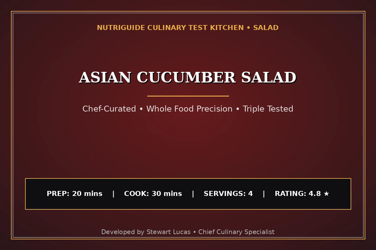 Asian Cucumber Salad
