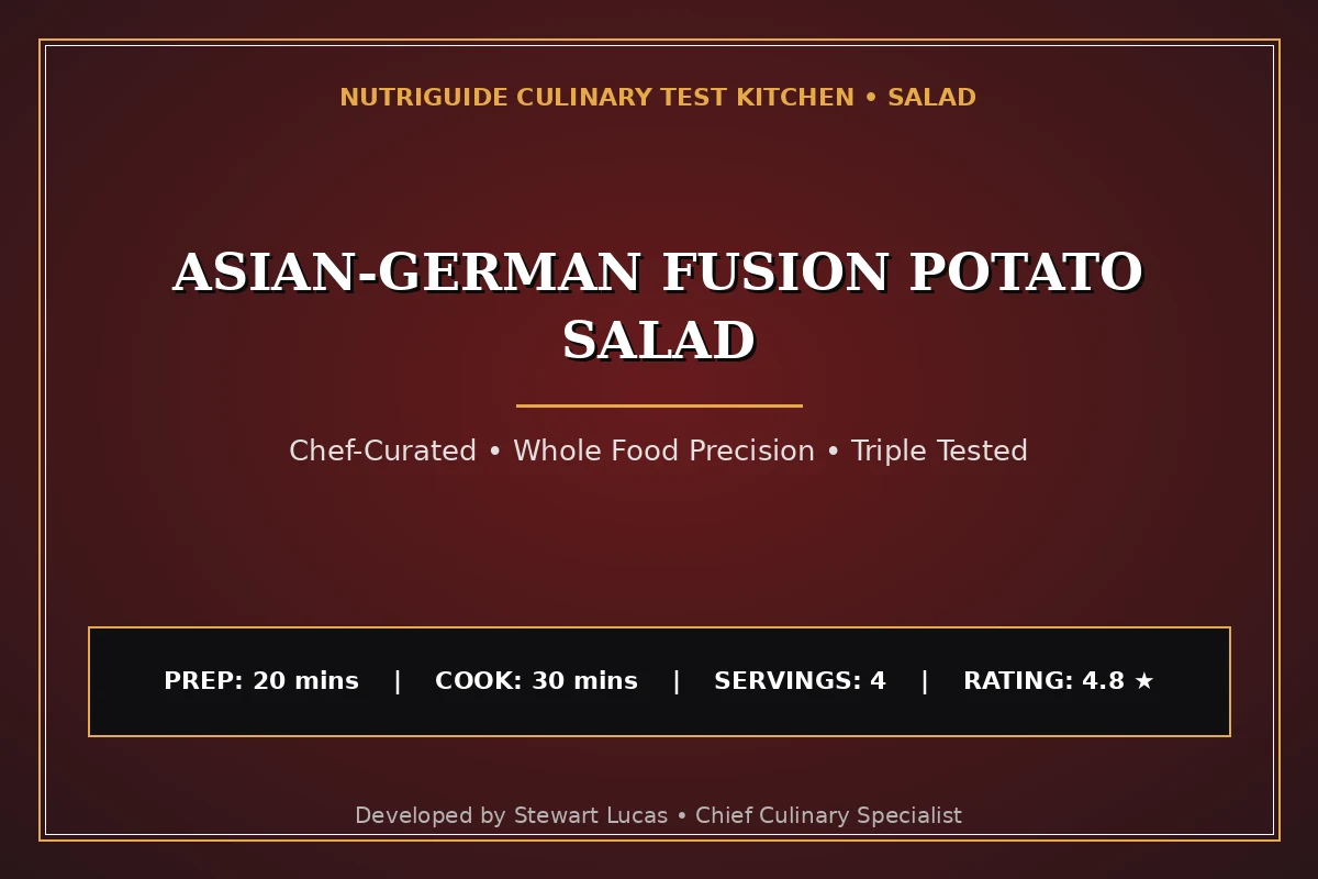 Asian-German Fusion Potato Salad