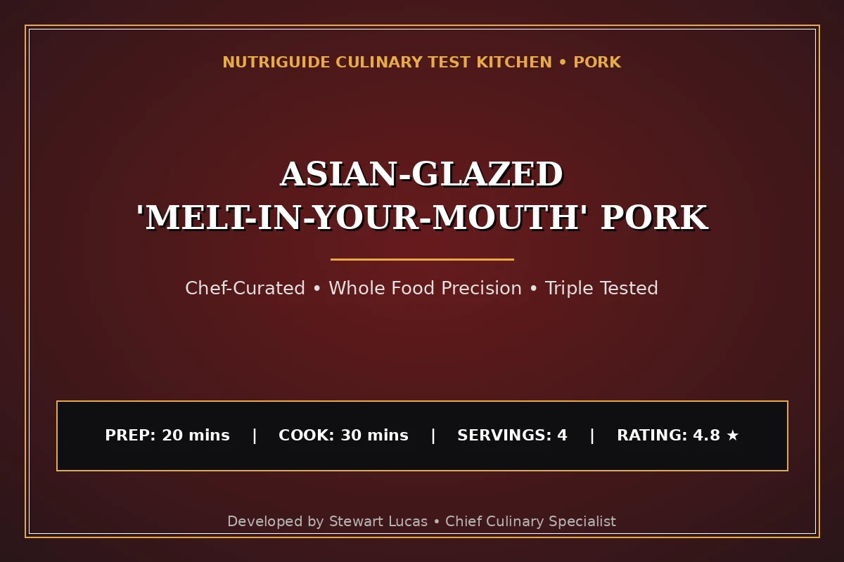 Asian-Glazed 'Melt-In-Your-Mouth' Pork