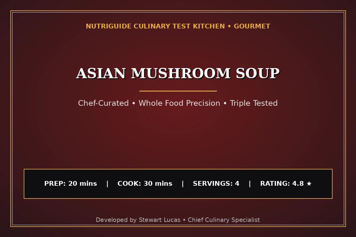 Asian Mushroom Soup