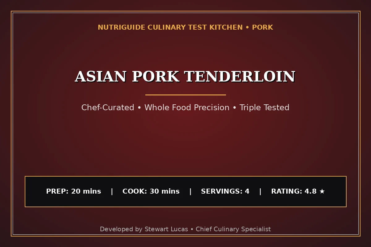 Asian Pork Tenderloin