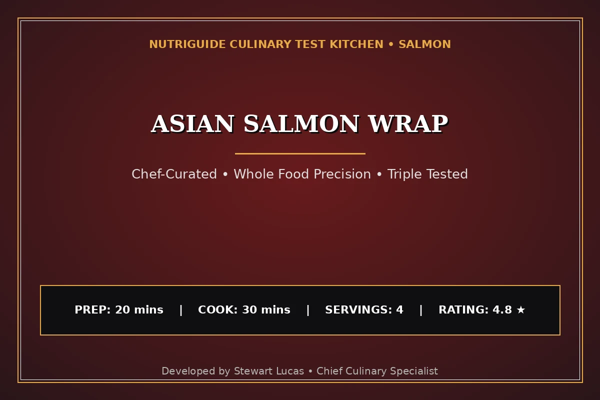 Asian Salmon Wrap