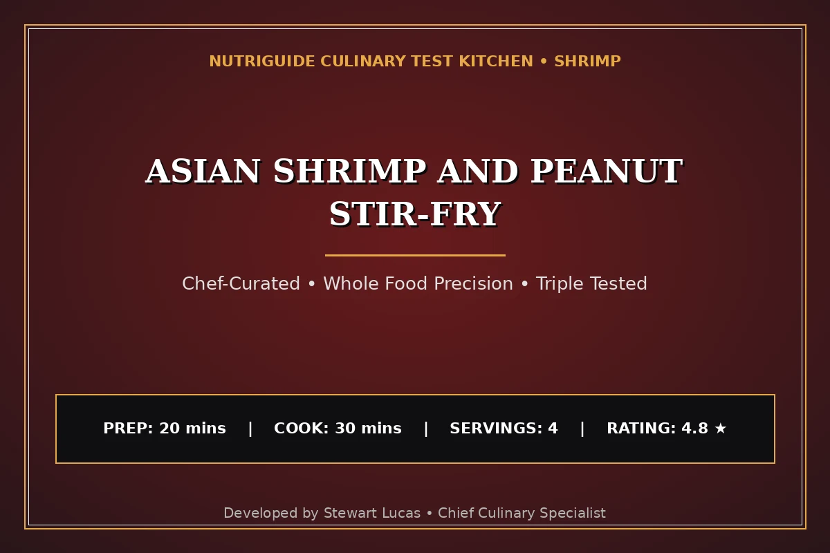 Asian Shrimp And Peanut Stir-Fry
