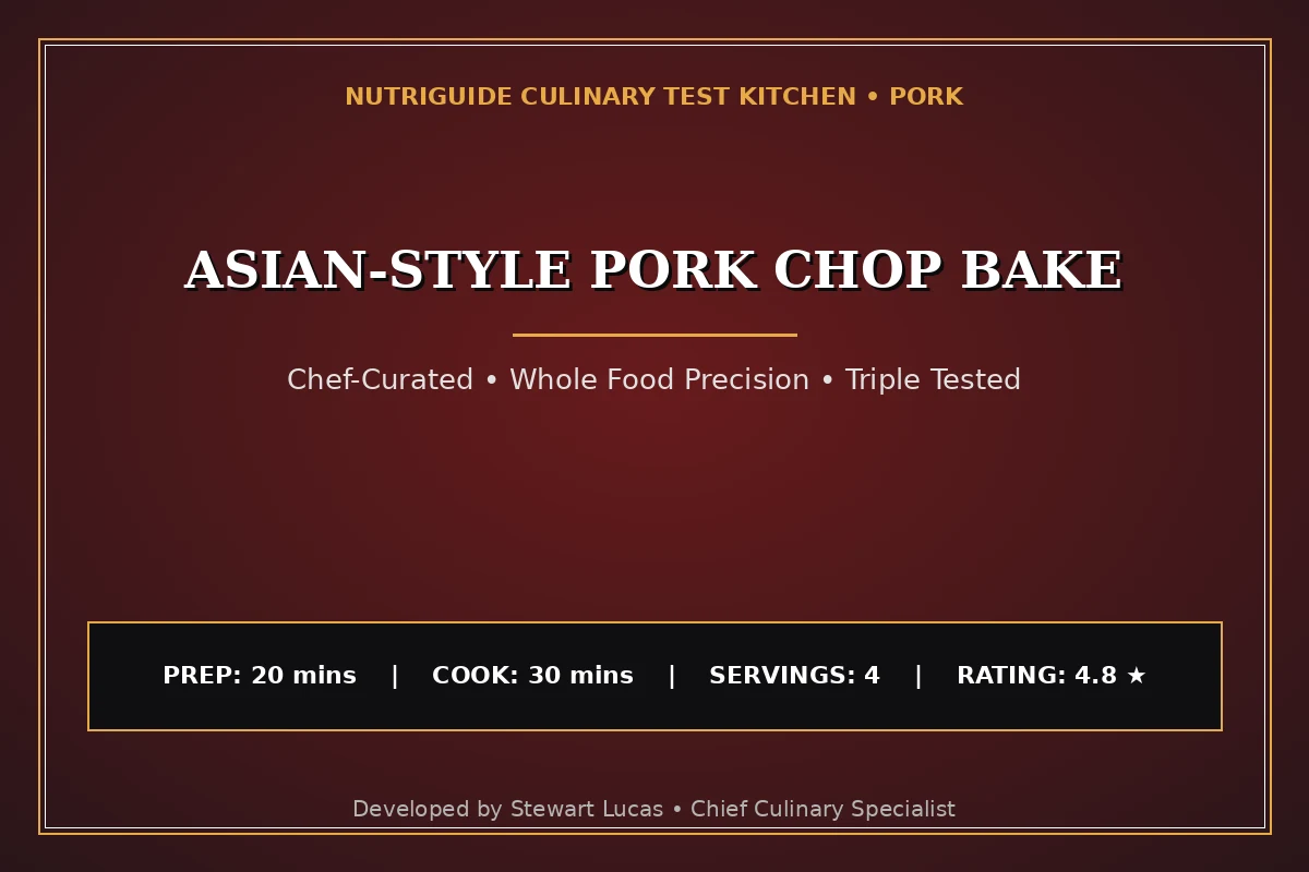 Asian-Style Pork Chop Bake