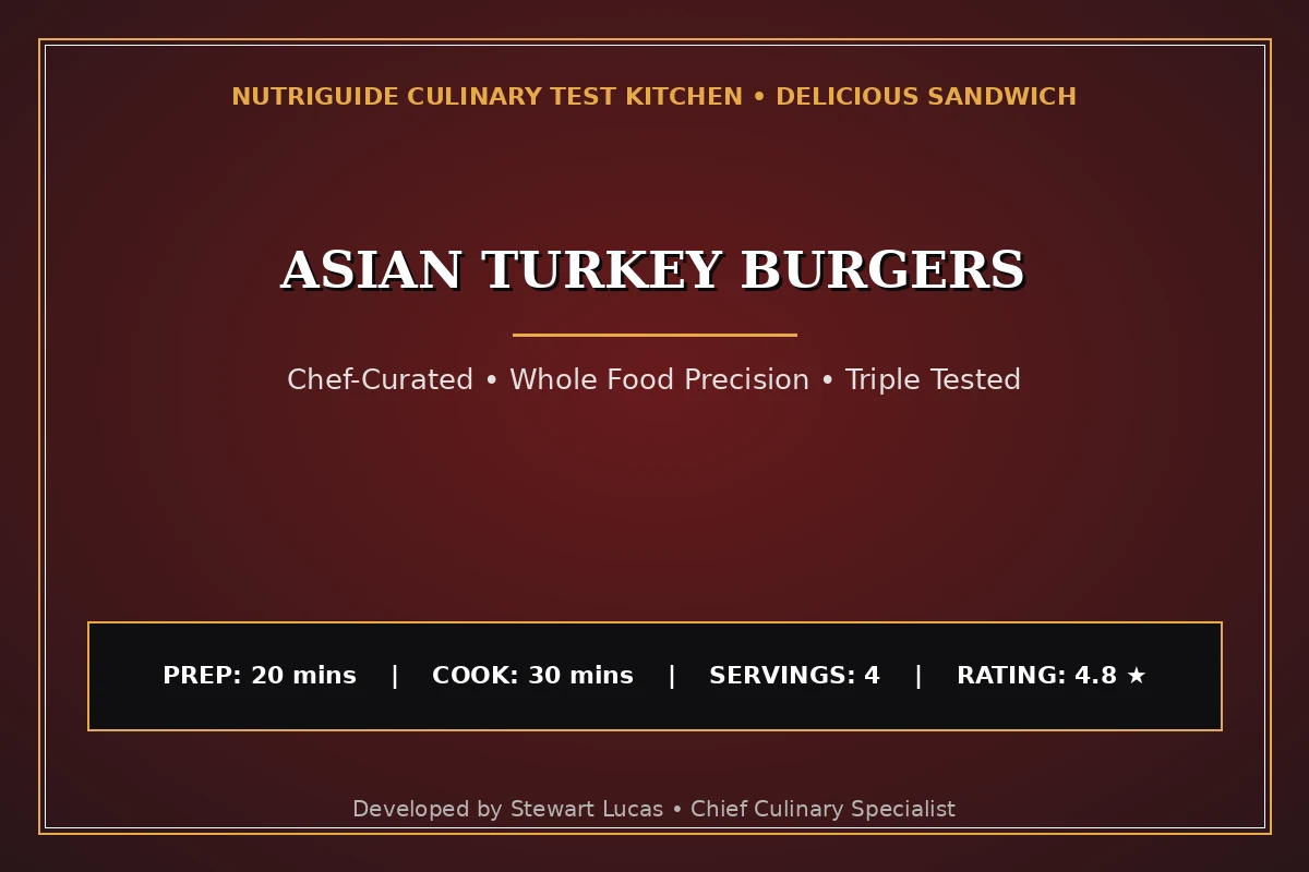 Asian Turkey Burgers