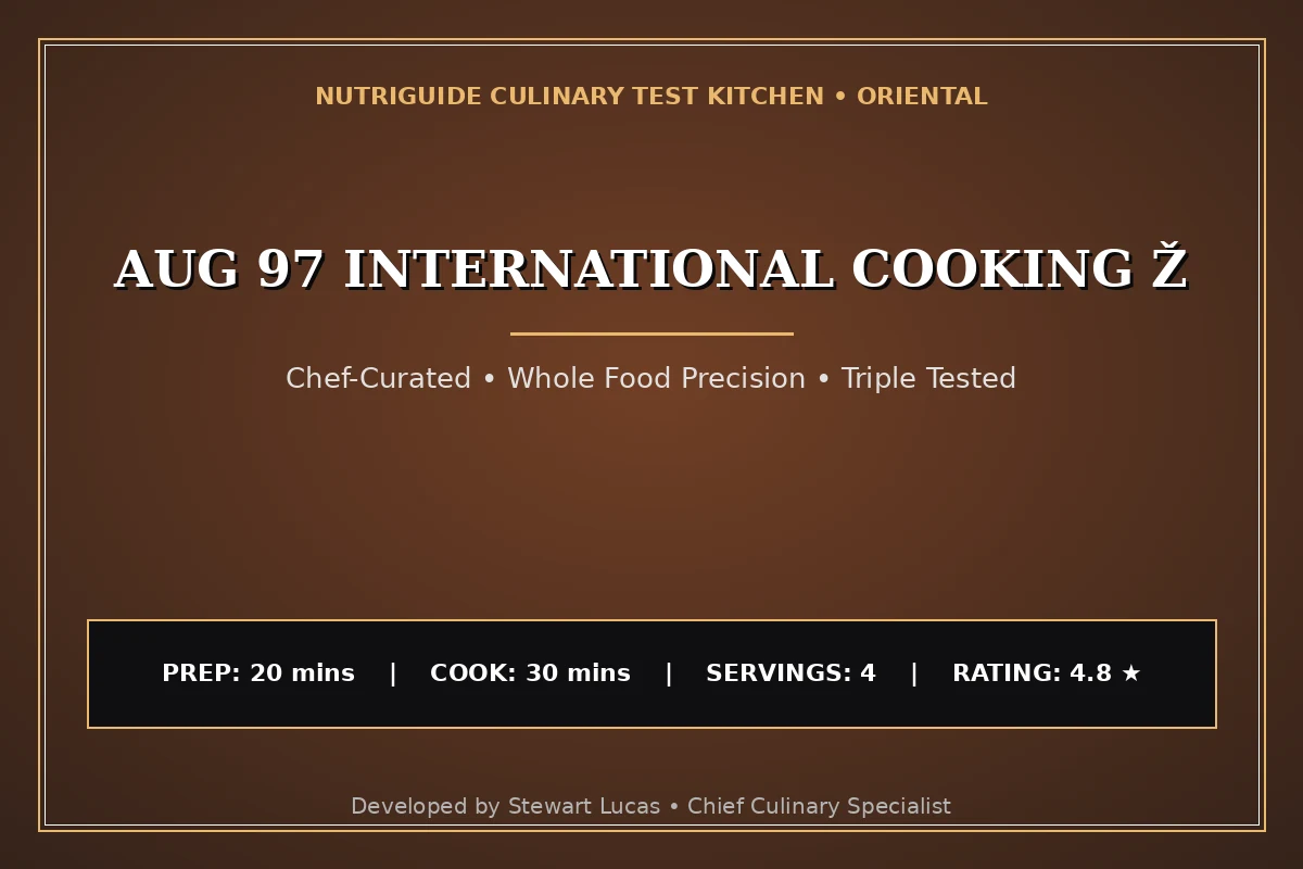 Aug 97 International Cooking Ž