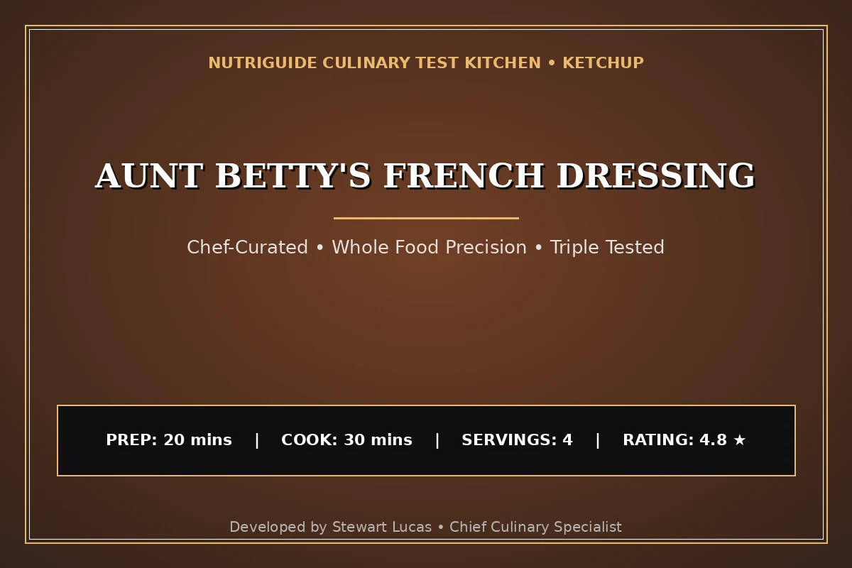 Aunt Betty'S French Dressing
