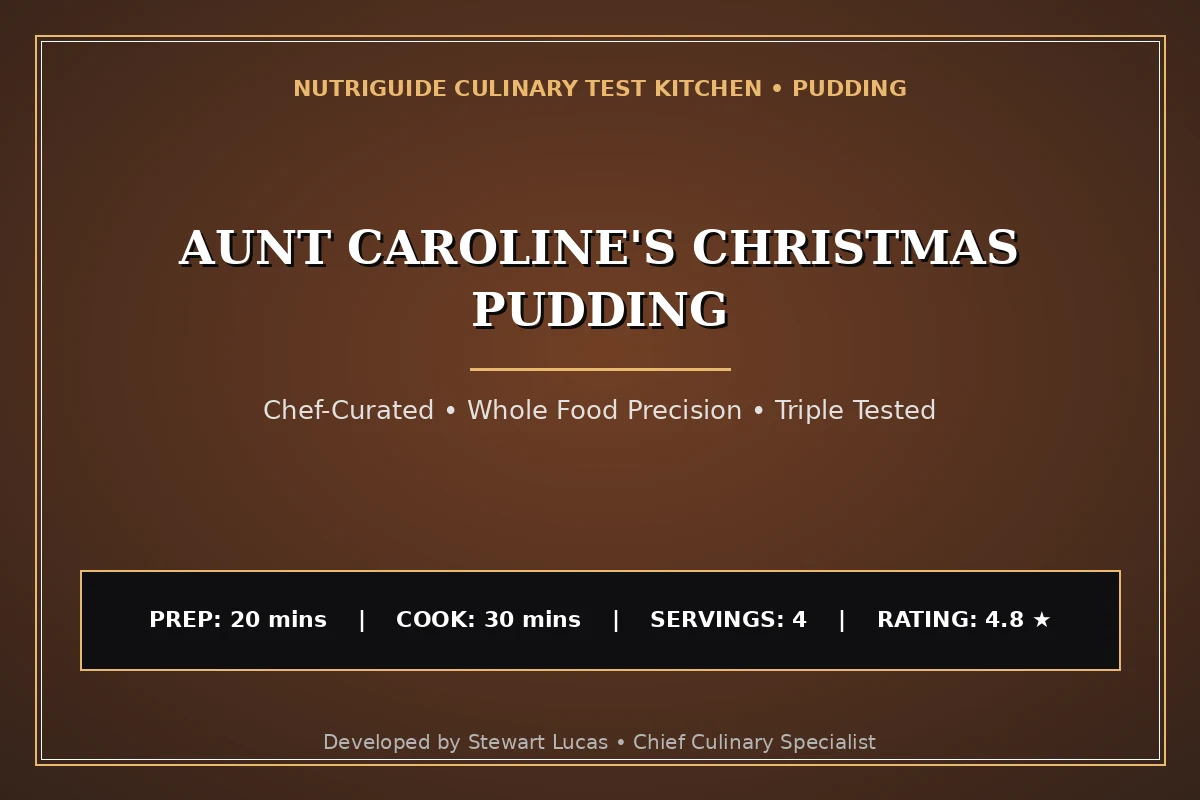 Aunt Caroline'S Christmas Pudding