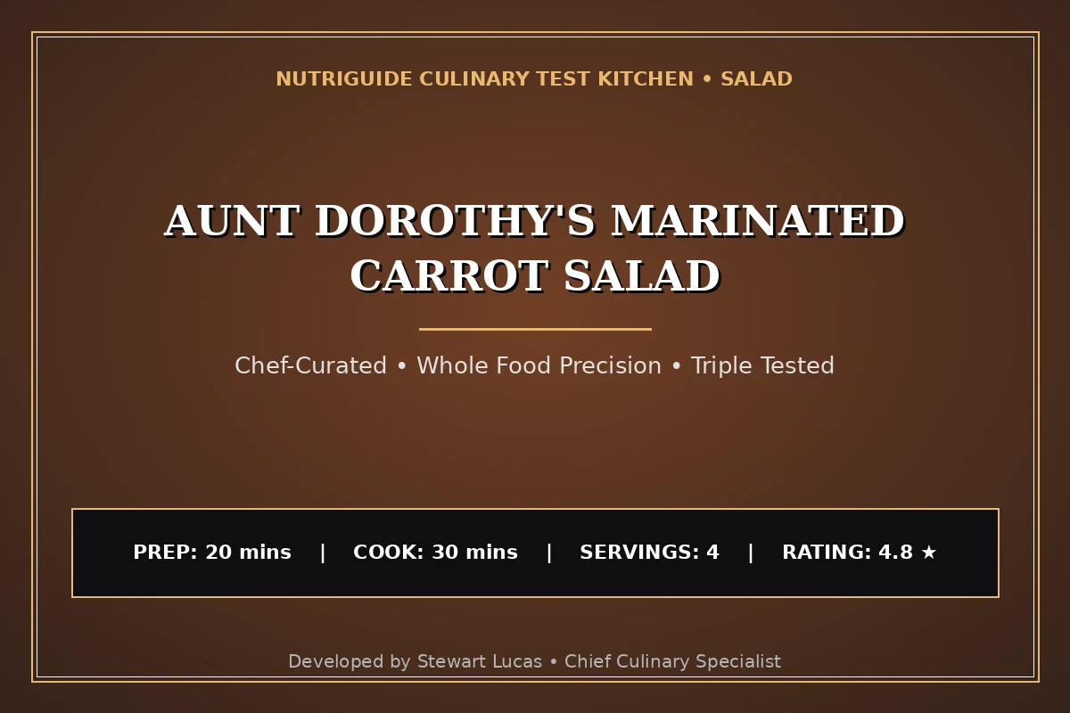Aunt Dorothy'S Marinated Carrot Salad