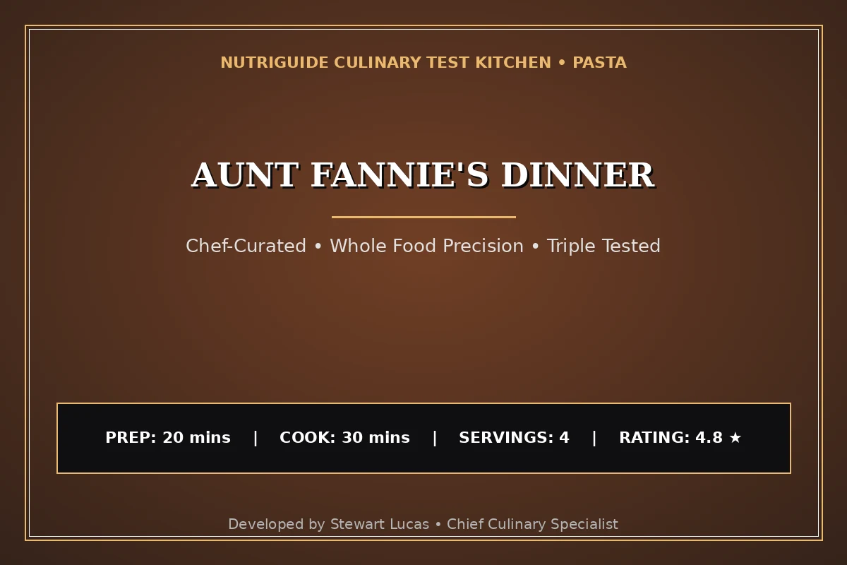 Aunt Fannie'S Dinner