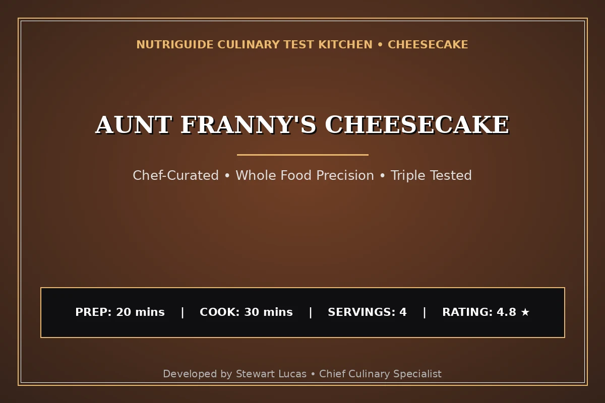 Aunt Franny'S Cheesecake