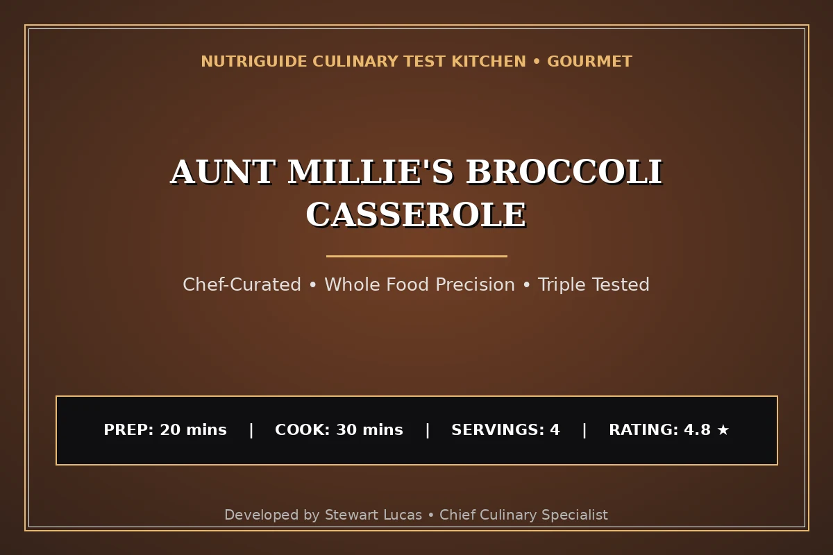 Aunt Millie'S Broccoli Casserole