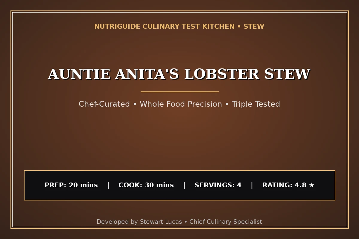 Auntie Anita'S Lobster Stew