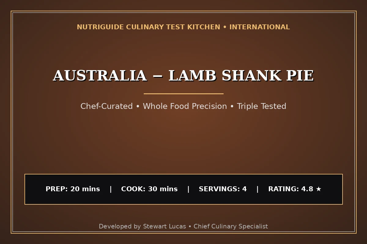 Australia − Lamb Shank Pie