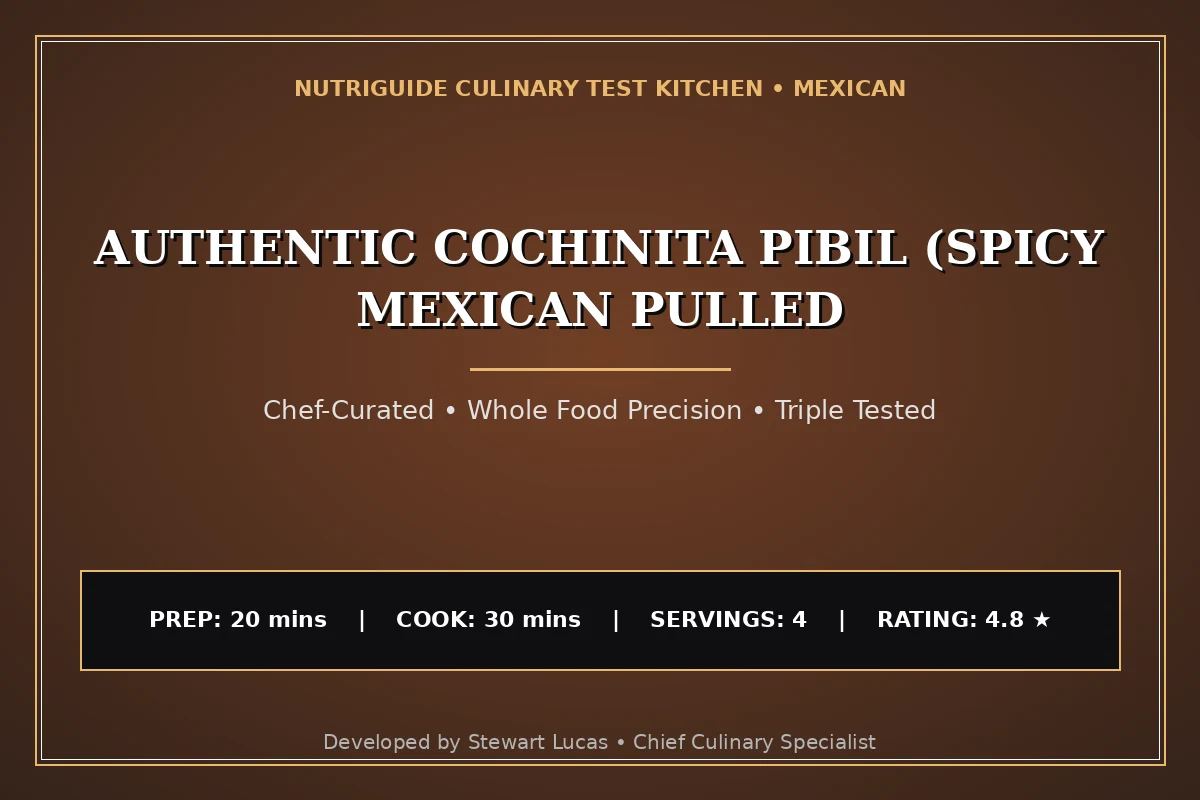Authentic Cochinita Pibil (Spicy Mexican Pulled