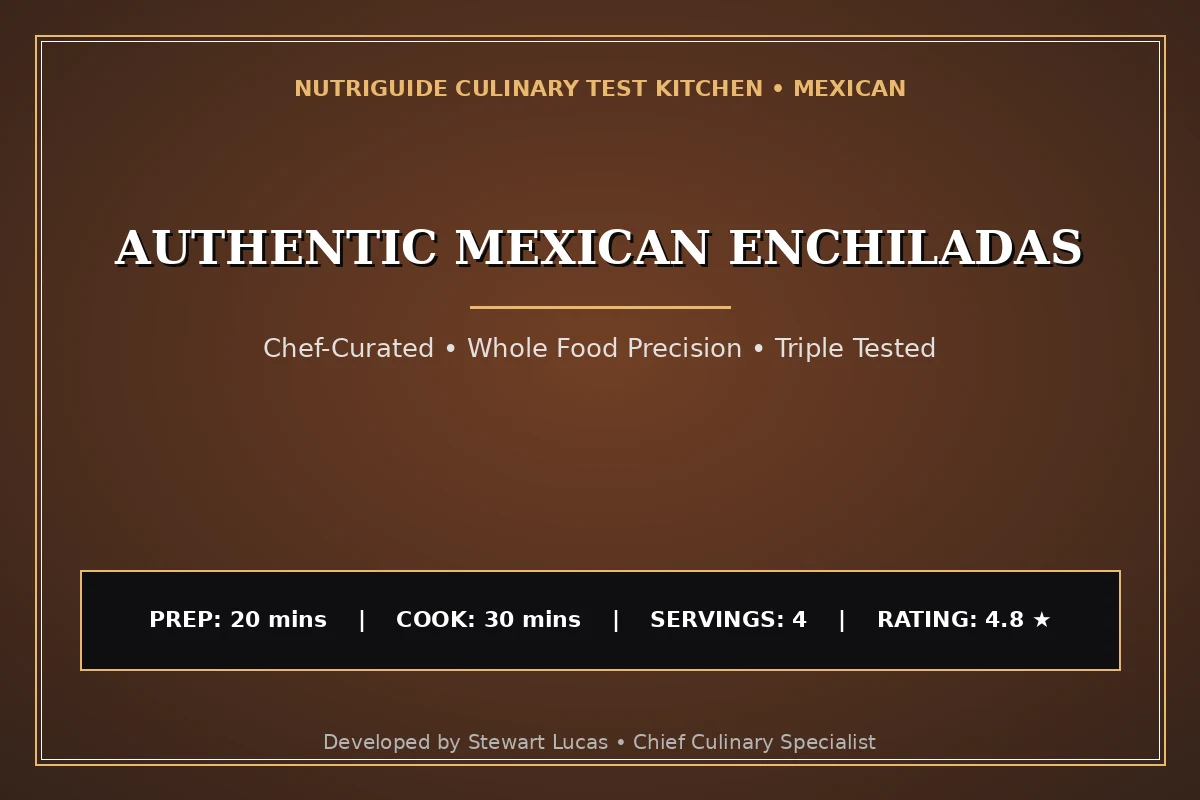 Authentic Mexican Enchiladas