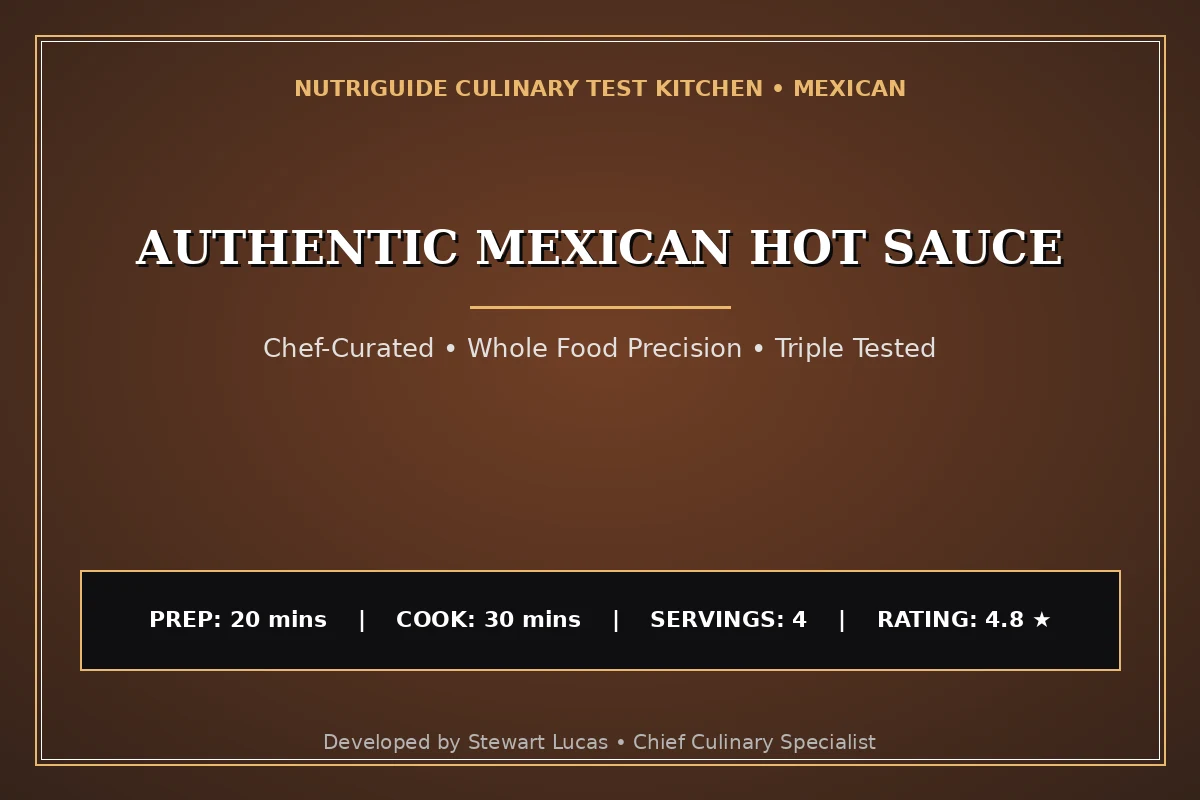 Authentic Mexican Hot Sauce