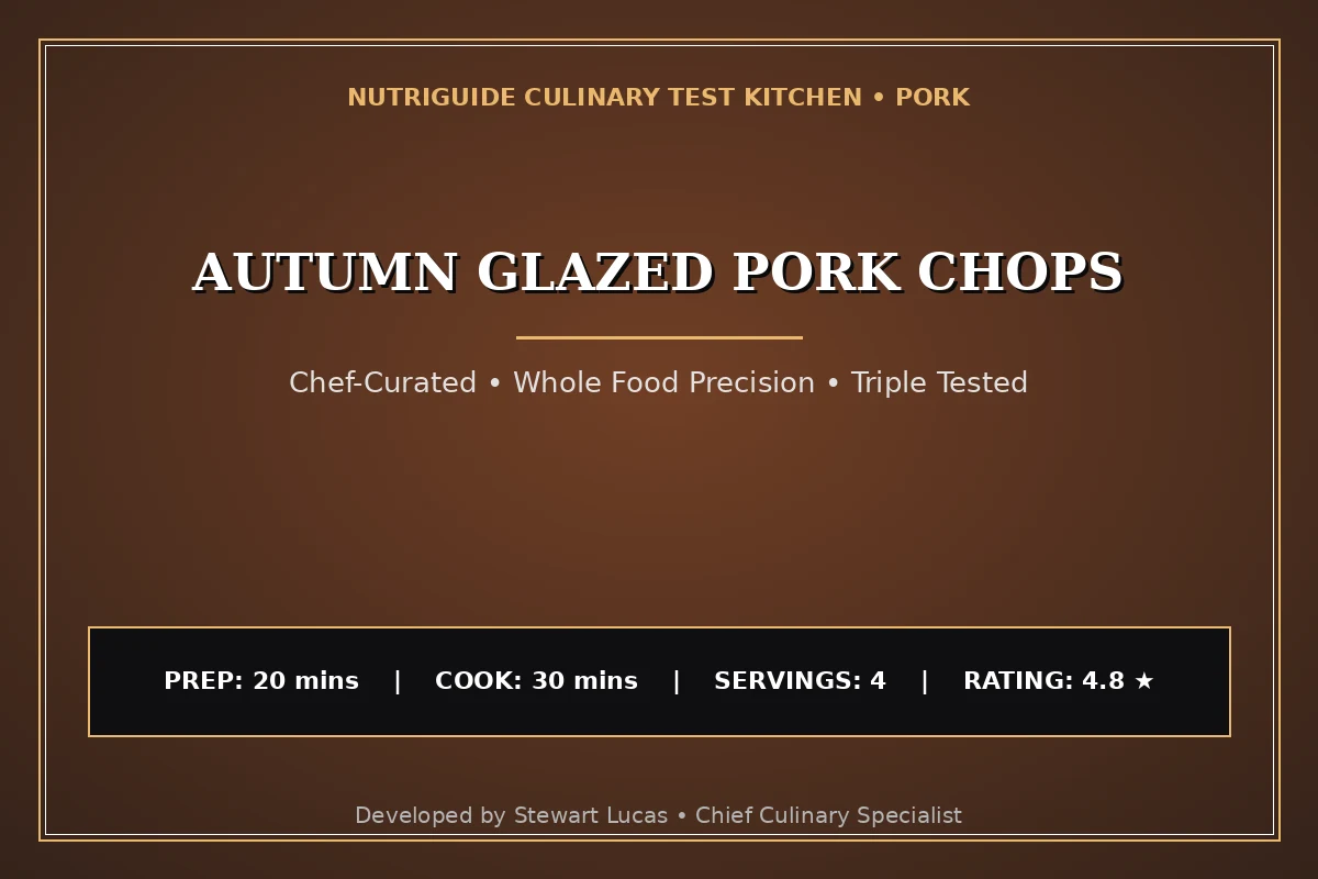 Autumn Glazed Pork Chops