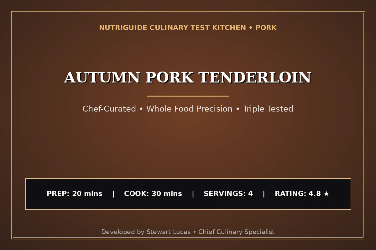 Autumn Pork Tenderloin