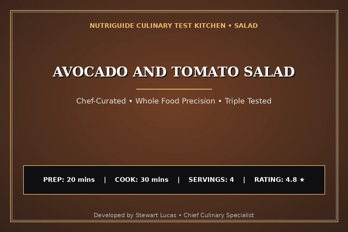 Avocado And Tomato Salad