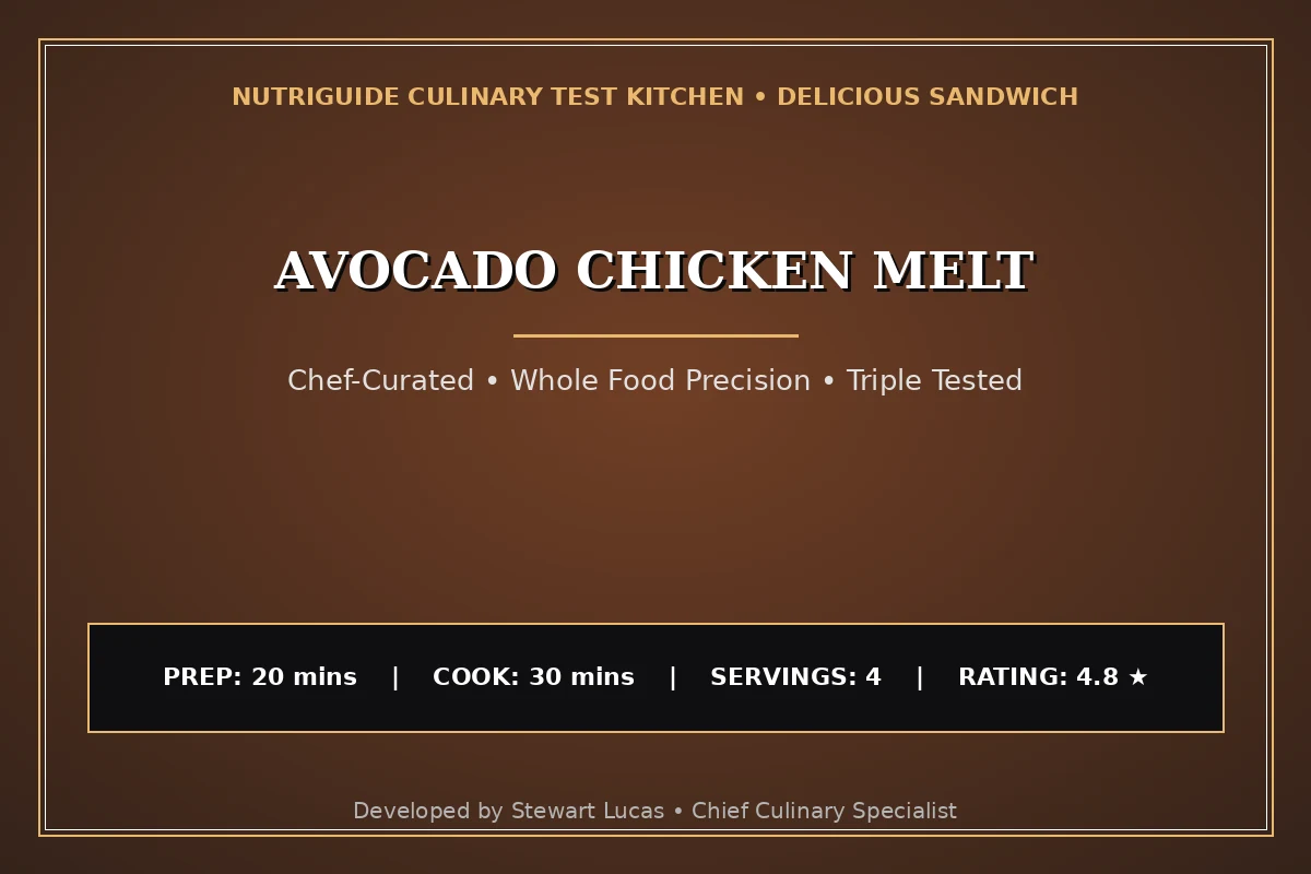Avocado Chicken Melt