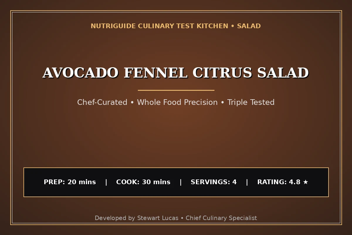 Avocado Fennel Citrus Salad