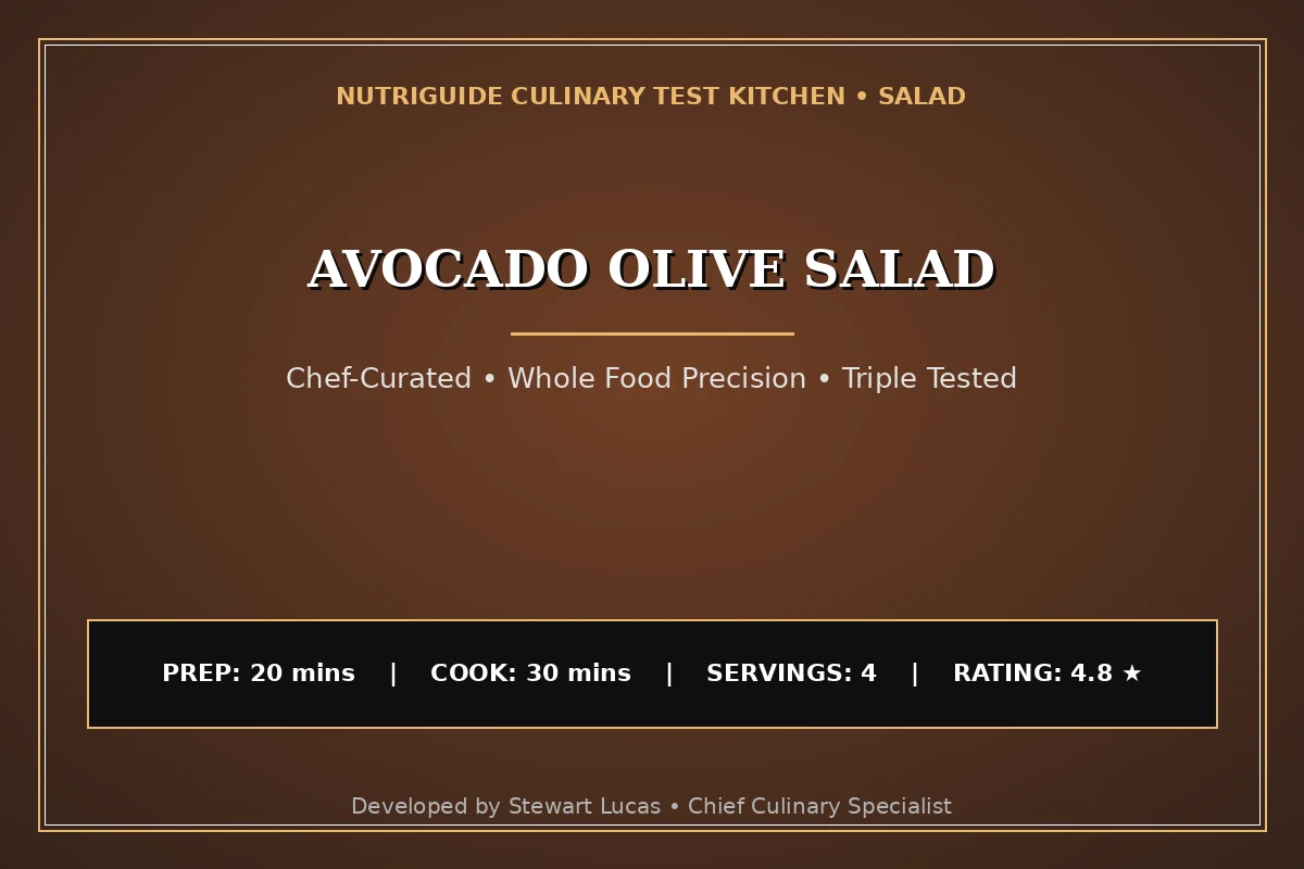 Avocado Olive Salad